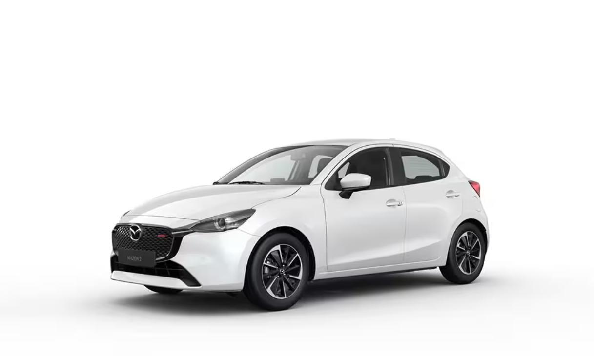 Mazda 2 Hatchback 2025 màu trắng, nhỏ gọn, linh hoạt, giá 537 triệu