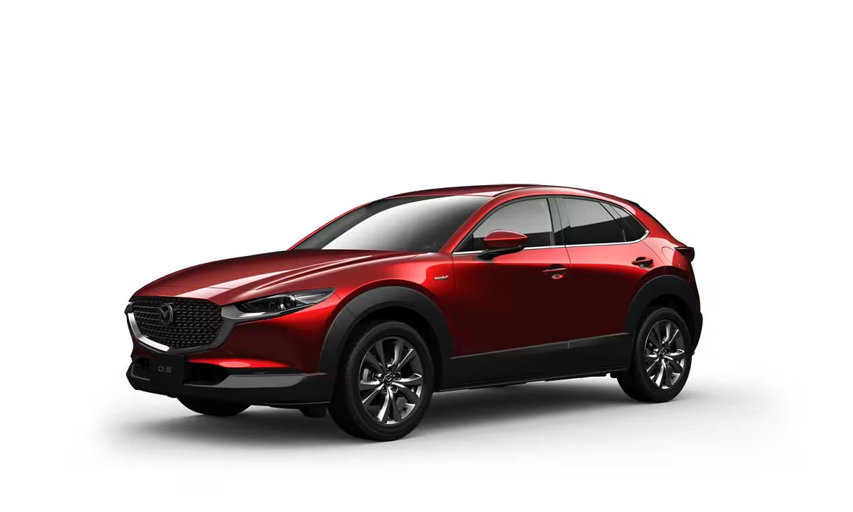 Mazda CX-30 2025 màu đỏ, kết hợp SUV + Hatchback, giá từ 689 - 739 triệu